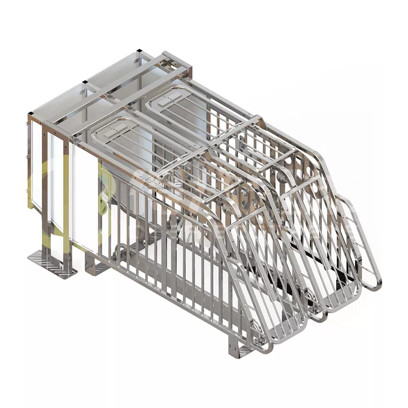 लांब स्पॅनिश फ्री-ऍक्सेस पिग स्टॉल्स